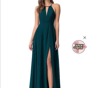 Azazie Evalleen Dress in Pine